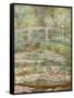 Bridge over a Pond of Water Lilies-Claude Monet-Framed Stretched Canvas