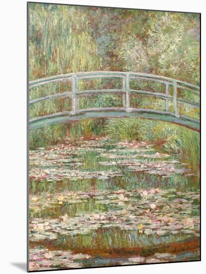 Bridge over a Pond of Water Lilies-Claude Monet-Mounted Giclee Print