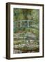 Bridge over a Pond of Water Lilies-Claude Monet-Framed Art Print