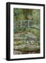 Bridge over a Pond of Water Lilies-Claude Monet-Framed Art Print