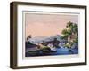 Bridge over a River, Italian Landscape-null-Framed Giclee Print