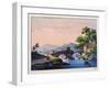 Bridge over a River, Italian Landscape-null-Framed Giclee Print
