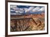 Bridge over a river, Navajo Bridge, Colorado River, Marble Canyon, Arizona, USA-null-Framed Photographic Print