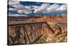 Bridge over a river, Navajo Bridge, Colorado River, Marble Canyon, Arizona, USA-null-Stretched Canvas