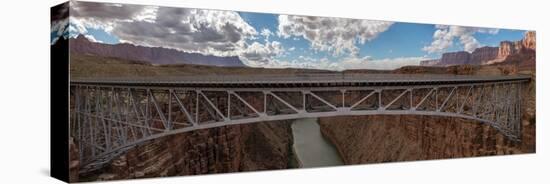 Bridge over a river, Navajo Bridge, Colorado River, Marble Canyon, Arizona, USA-null-Stretched Canvas