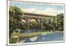 Bridge over Brandywine River, Wilmington, Delaware-null-Mounted Art Print