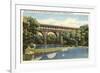 Bridge over Brandywine River, Wilmington, Delaware-null-Framed Premium Giclee Print