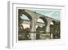 Bridge over Brandywine, Wilmington, Delaware-null-Framed Art Print