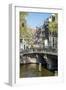 Bridge over Brouwersgracht, Amsterdam, Netherlands, Europe-Amanda Hall-Framed Photographic Print