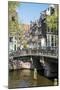 Bridge over Brouwersgracht, Amsterdam, Netherlands, Europe-Amanda Hall-Mounted Photographic Print