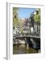 Bridge over Brouwersgracht, Amsterdam, Netherlands, Europe-Amanda Hall-Framed Photographic Print