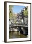 Bridge over Brouwersgracht, Amsterdam, Netherlands, Europe-Amanda Hall-Framed Photographic Print