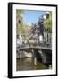 Bridge over Brouwersgracht, Amsterdam, Netherlands, Europe-Amanda Hall-Framed Photographic Print