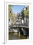 Bridge over Brouwersgracht, Amsterdam, Netherlands, Europe-Amanda Hall-Framed Photographic Print