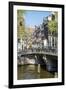 Bridge over Brouwersgracht, Amsterdam, Netherlands, Europe-Amanda Hall-Framed Photographic Print