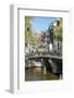 Bridge over Brouwersgracht, Amsterdam, Netherlands, Europe-Amanda Hall-Framed Photographic Print