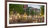 Bridge over Brouwersgracht in Western Grachtengordel Canal Ring at Dusk, Amsterdam-null-Framed Photographic Print