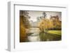 Bridge over Cam River, Cambridge University-sborisov-Framed Photographic Print