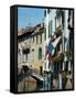 Bridge over Canal, Venice, Italy-Lisa S. Engelbrecht-Framed Stretched Canvas