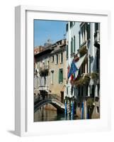 Bridge over Canal, Venice, Italy-Lisa S. Engelbrecht-Framed Photographic Print