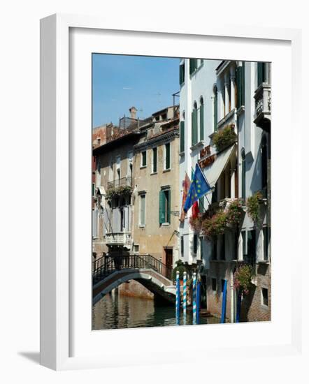 Bridge over Canal, Venice, Italy-Lisa S. Engelbrecht-Framed Photographic Print