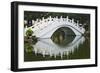 Bridge over garden pond in Liberty Square, Taipei, Taiwan-Keren Su-Framed Photographic Print