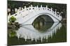 Bridge over garden pond in Liberty Square, Taipei, Taiwan-Keren Su-Mounted Photographic Print