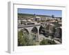 Bridge over Gorge, Minerve, Herault, Languedoc-Roussillon, France, Europe-Martin Child-Framed Photographic Print