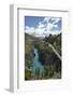 Bridge over Kawarau River, Kawarau Gorge, South Island, New Zealand-David Wall-Framed Photographic Print