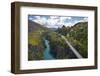 Bridge over Kawarau River, Kawarau Gorge, South Island, New Zealand-David Wall-Framed Photographic Print