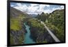 Bridge over Kawarau River, Kawarau Gorge, South Island, New Zealand-David Wall-Framed Photographic Print