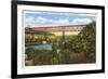 Bridge over Kentucky River-null-Framed Premium Giclee Print