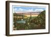 Bridge over Kentucky River-null-Framed Art Print