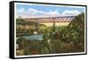 Bridge over Kentucky River-null-Framed Stretched Canvas