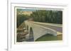 Bridge over Linville River-null-Framed Art Print