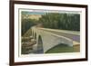 Bridge over Linville River-null-Framed Art Print