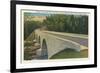 Bridge over Linville River-null-Framed Art Print