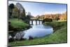 Bridge over Main Lake Landscape during Autumn.-Veneratio-Mounted Photographic Print