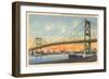 Bridge over Maumee River, Toledo, Ohio-null-Framed Art Print