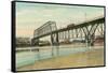 Bridge over Missouri, Omaha, Nebraska-null-Framed Stretched Canvas