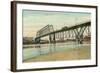 Bridge over Missouri, Omaha, Nebraska-null-Framed Art Print