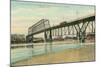 Bridge over Missouri, Omaha, Nebraska-null-Mounted Art Print