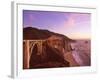 Bridge over Ocean Cliff, Big Sur, California, USA-Massimo Borchi-Framed Photographic Print