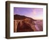 Bridge over Ocean Cliff, Big Sur, California, USA-Massimo Borchi-Framed Photographic Print