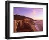 Bridge over Ocean Cliff, Big Sur, California, USA-Massimo Borchi-Framed Photographic Print