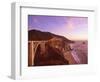 Bridge over Ocean Cliff, Big Sur, California, USA-Massimo Borchi-Framed Photographic Print