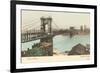 Bridge over Ohio, Cincinnati, Ohio-null-Framed Art Print