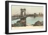 Bridge over Ohio, Cincinnati, Ohio-null-Framed Art Print