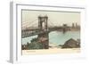 Bridge over Ohio, Cincinnati, Ohio-null-Framed Art Print