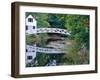 Bridge Over Pond in Somesville, Maine, USA-Julie Eggers-Framed Premium Photographic Print